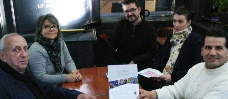 L'association Escale de Graulhet est venue à la rencontre de Omar Bouyoucef et a présenté son projet sportif et culturel