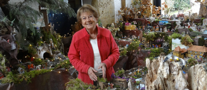 La crèche d'Annick Ladevèze, une véritable oeuvre d'art 