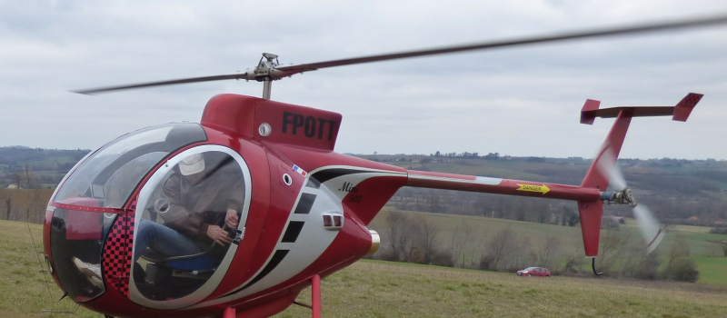 L'hélicoptère de Jean-François