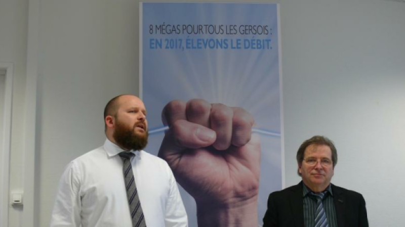 Gers Numérique :   «100% des Gersois à au moins 8 Mbit/s en 2017», c'est fait