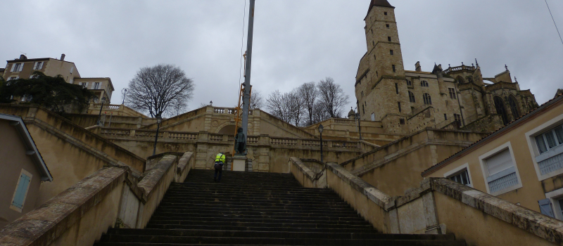 AUCH : ESCALIER MONUMENTAL