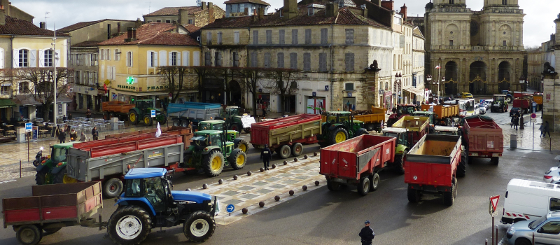 AUCH : manifestation des agriculteurs.