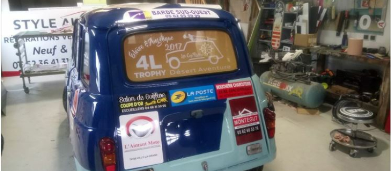 Deux éleves infirmières d'Auch en route pour le 4L Trophy