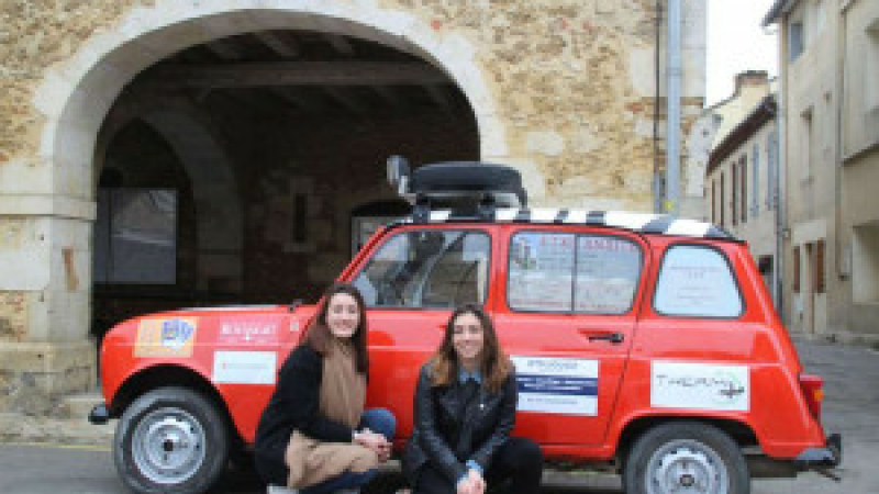 Cazaubon : Bonne route à Johana et Carla