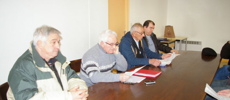 Anciens combattants en assemblée générale 
