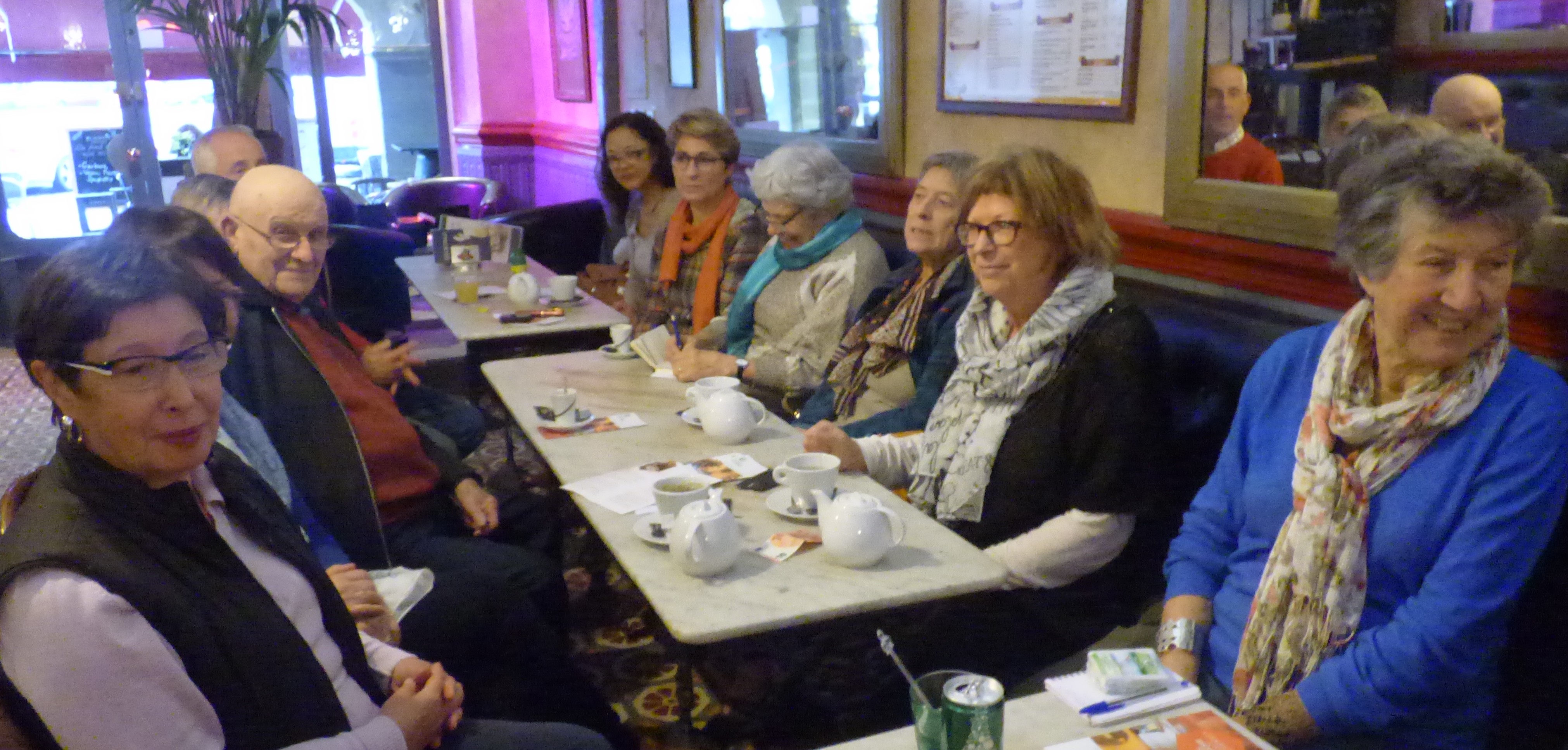 les participants au cafémémoire
