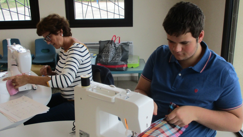 Stage de couture à Castin