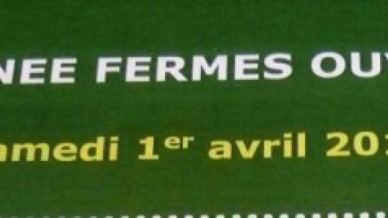 La dixième édition de la "Journée fermes ouvertes" aura lieu le 1 avril prochain