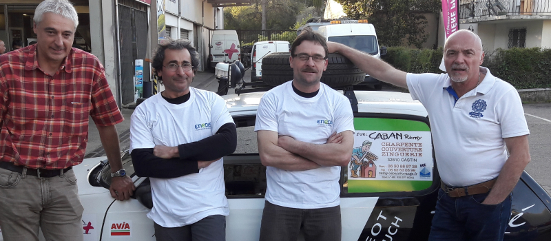 Enedis soutien 2 gersois en route pour le 205 Trophée