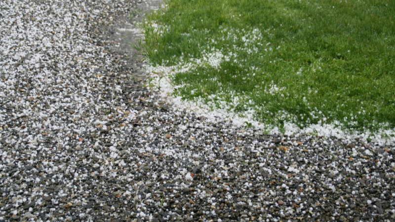 Violent orage de grèle sur Miélan, Masseube et Seissan 