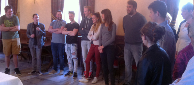 MIRANDE De jeunes Belges en visite professionnelle