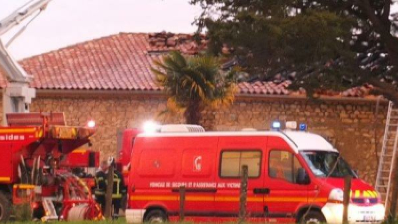 Cassaigne : Une maison détruite par le feu