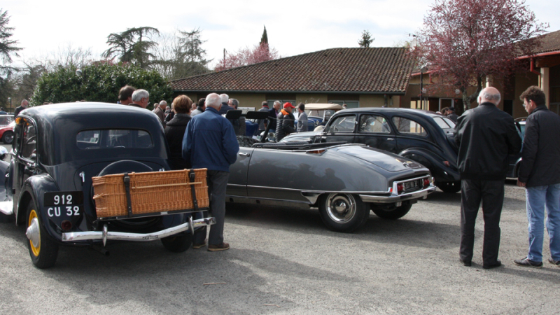 Mirande 1ère Balade du club Auto Moto Rétro de l'Astarac