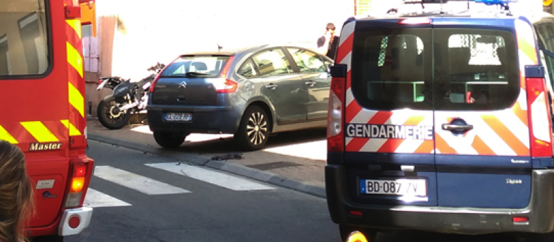 MIRANDE Accrochage en ville 1 blessé 
