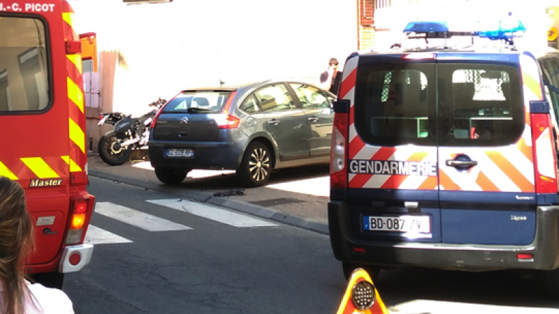 MIRANDE Accrochage en ville 1 blessé 