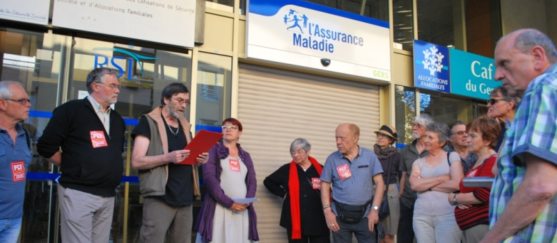 Auch : Le Parti communiste du Gers a commémoré le 70ème anniversaire des premières élections de la "Sécu"