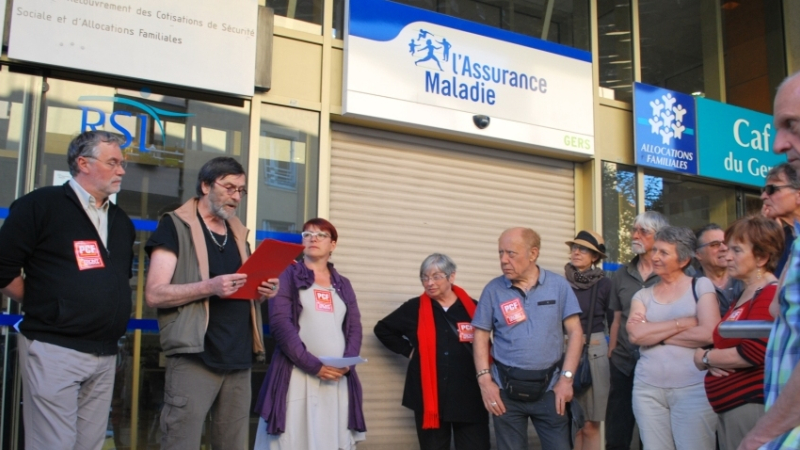 Auch : Le Parti communiste du Gers a commémoré le 70ème anniversaire des premières élections de la "Sécu"
