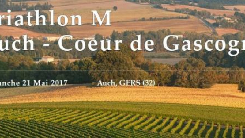 L’Office Municipal des Sports de la Ville d’Auch organise le 1er Triathlon Auch Cœur de Gascogne dimanche 21 mai 