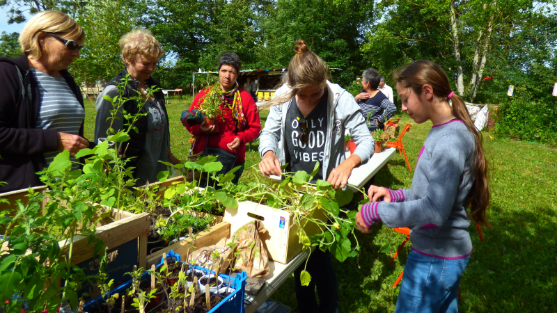 Marciac Une belle journée au jardin partagé