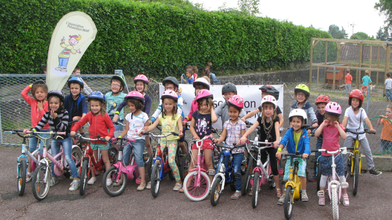 RISCLE  Les grands de Maternelles seront des bons cyclistes