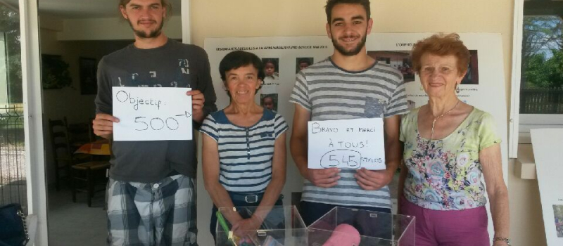 Gers Himalaya, 500 stylos pour le Népal