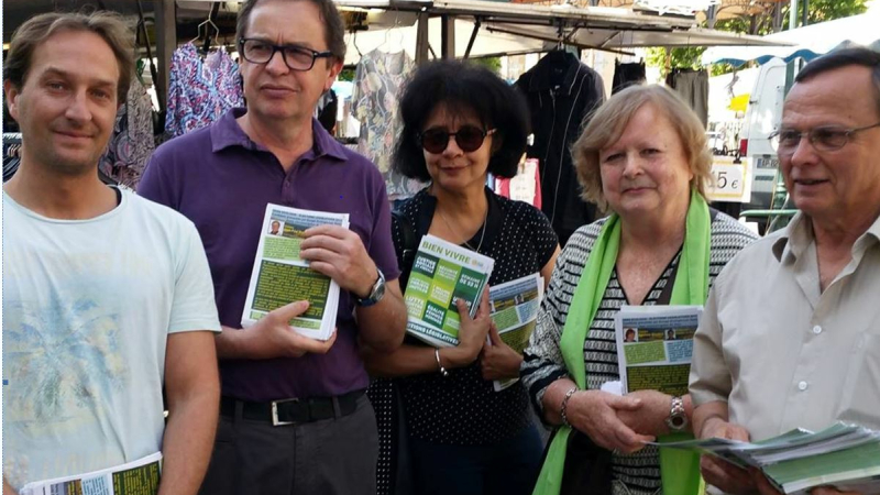les candidats d'EELV sur les marchés