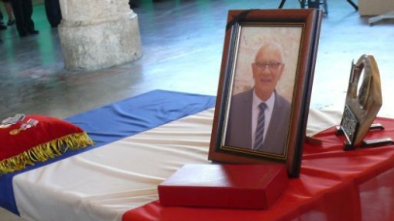 L'adieu à Gérard Marcet, maire de Mauvezin