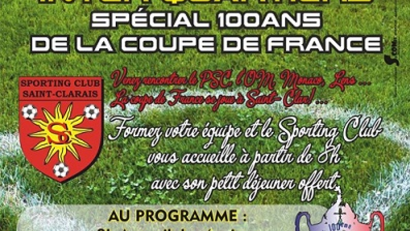 SAINT CLAR - 100 ans de la coupe de France pour le tournoi