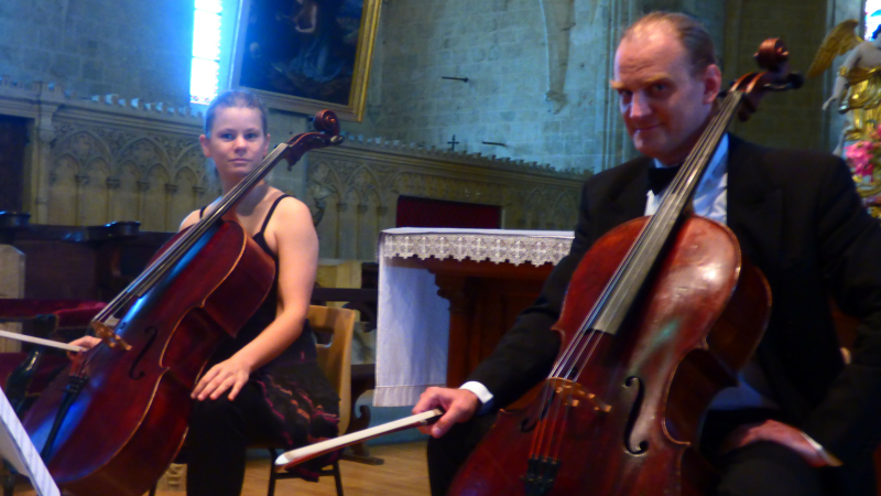 Marciac concert à l'église