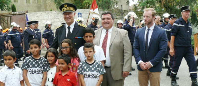 Le préfet du Gers à la rencontre d'une famille syrienne 