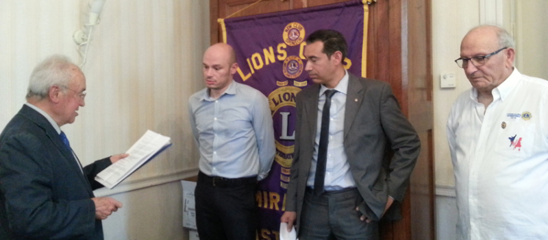 Mirande  Rémi Léchaudé vient épauler le Lions Club