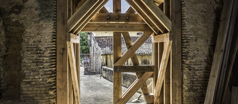 Sainte-Christie-d’Armagnac – Début des travaux au Castet