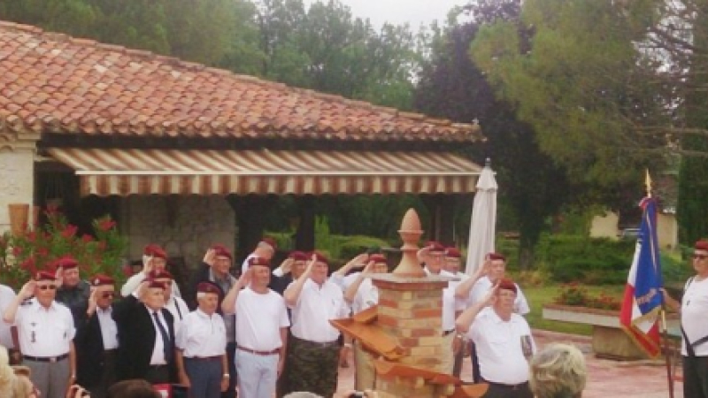 Rassemblement 2017 des parachutistes du Gers au Domaine de la Tour de Pérès à Ayguetinte