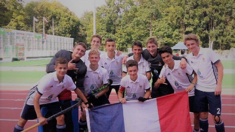 Lucas MONTECOT  devient Vice champion d'Europe de hockey 