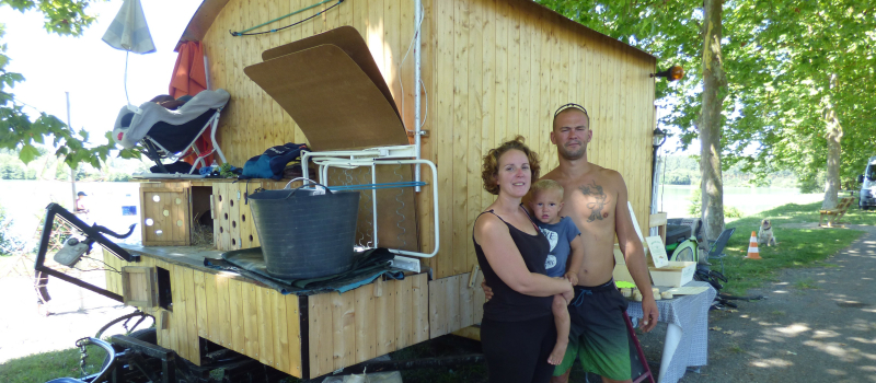 Marciac une caravane insolite