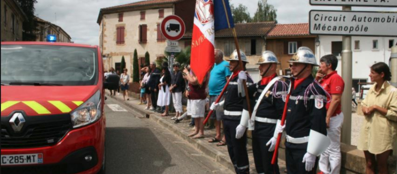 Nogaro le 14 juillet des pompiers