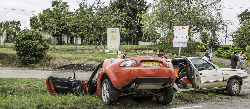 Nogaro – Accident au carrefour de l’entrée de la Cave coopérative