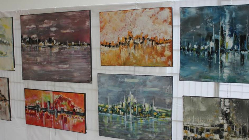 L'Isle-Jourdain : Une exposition haute en couleur