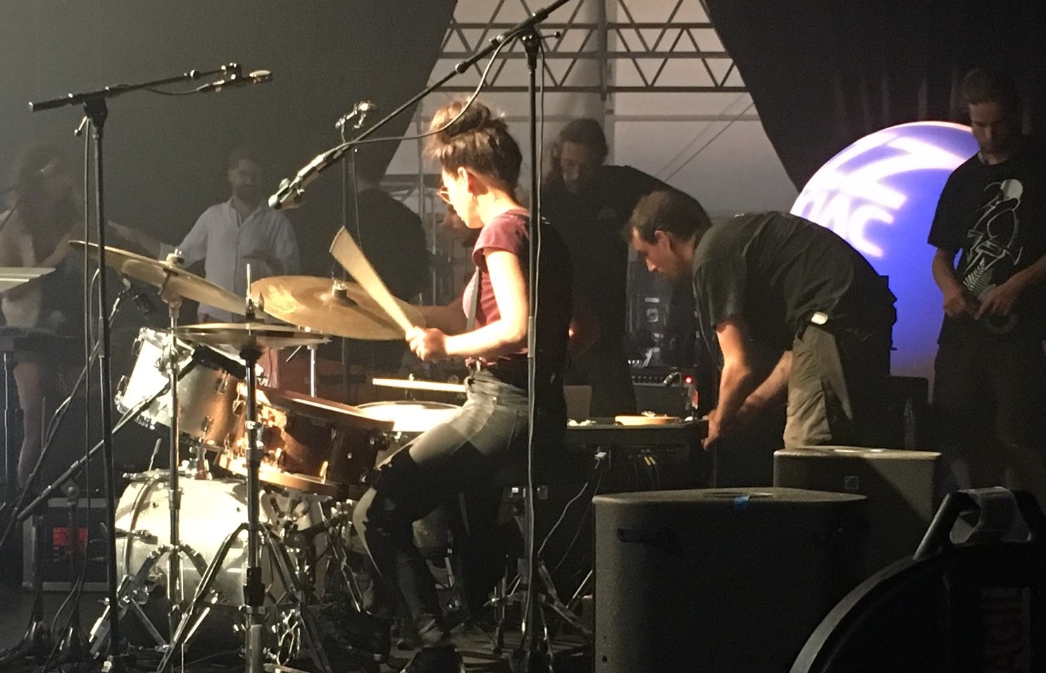 Pendant le soundcheck