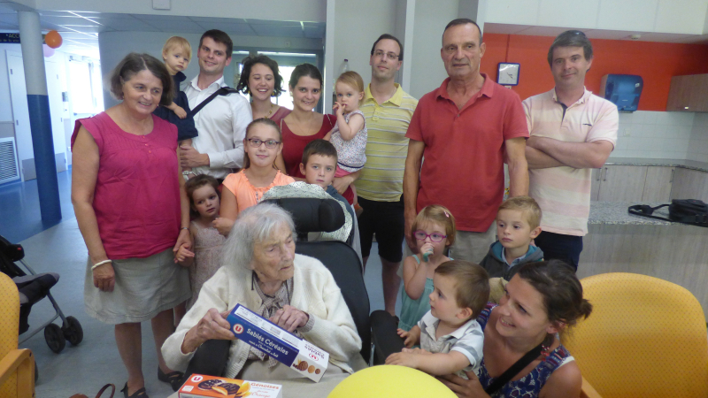 Marciac -  Madeleine a fêté son 104e anniversaire