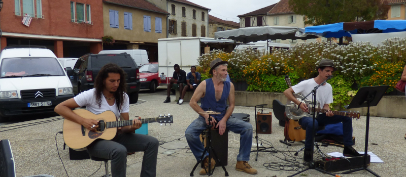 Marciac Le dernier marché musical de l'été