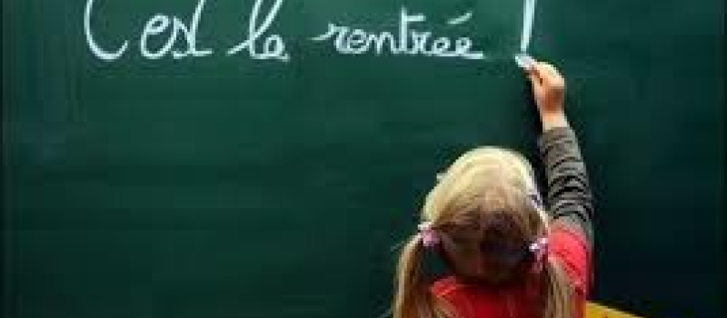 Rentrée scolaire c'est maintenant