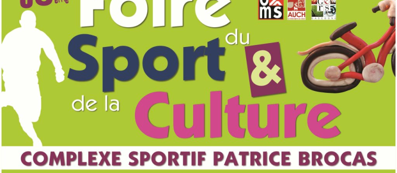 Plus d'une centaine de stands seront présents à la 38ème Foire au sport et de la culture