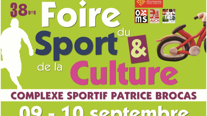 Plus d'une centaine de stands seront présents à la 38ème Foire au sport et de la culture