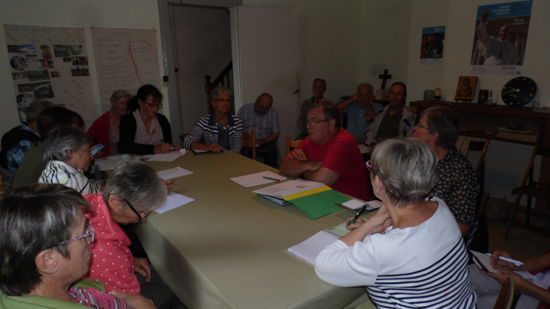 Réunion au Presbytère :
