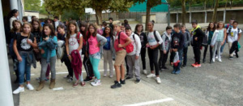La rentrée au collège du lac de l’Uby