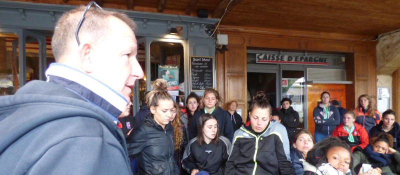 Marciac Les joueuses de rugby  du stade toulousain 