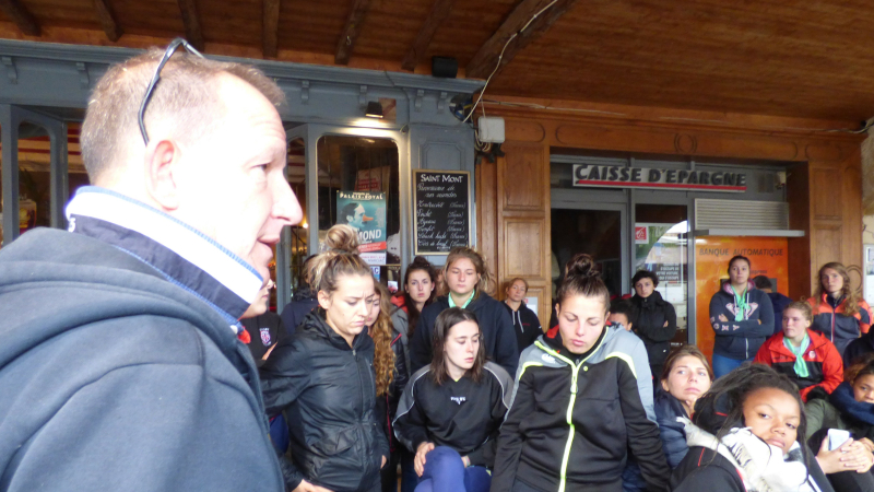 Marciac Les joueuses de rugby  du stade toulousain 