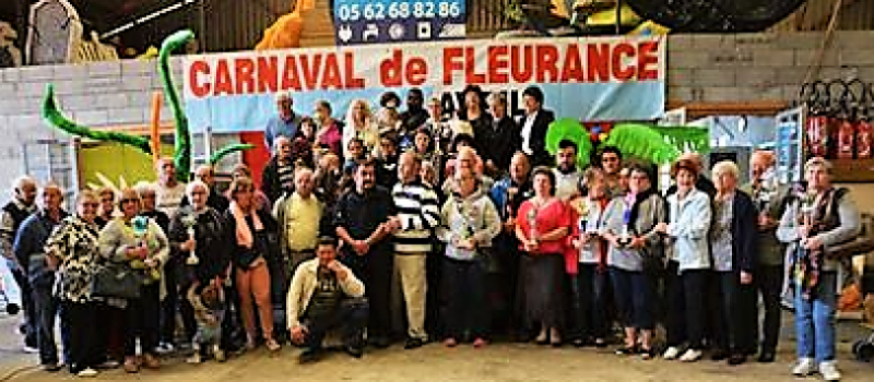 Fleurance – Les bénévoles du carnaval en mode détente