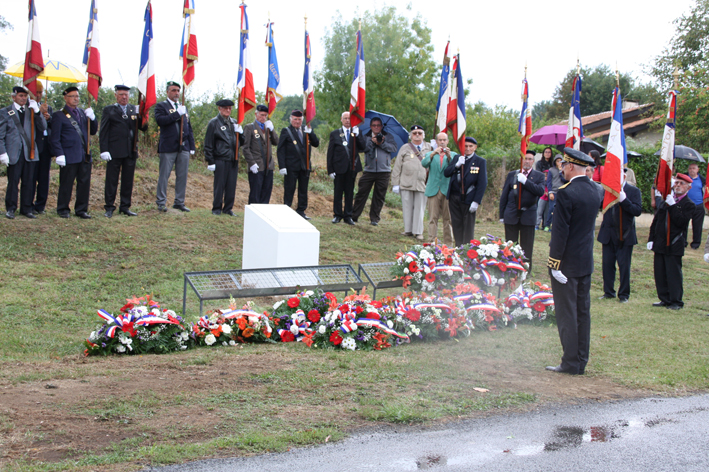 inauguration de la stèles du hameau en septembre 2016